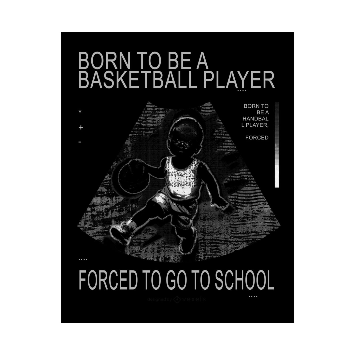 Basketball Poster Print, Motivational Wall Art, Unique Gift for Players, School Decor, Sports Enthusiast, Inspirational Quote