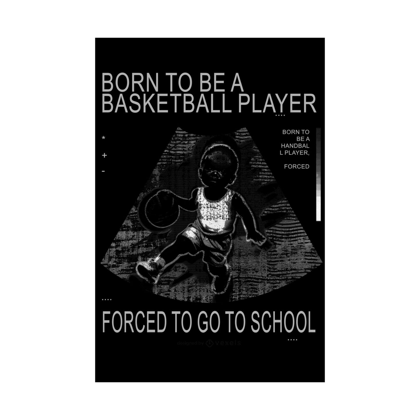Basketball Poster Print, Motivational Wall Art, Unique Gift for Players, School Decor, Sports Enthusiast, Inspirational Quote