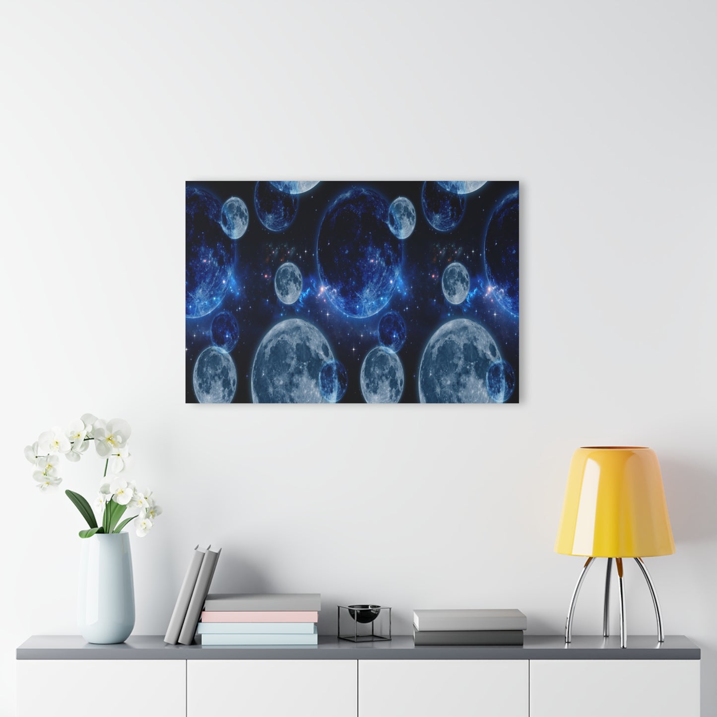 Moonlit Acrylic Wall Art Print - Celestial Decor, Luna Artwork, Space Lovers Gift, Modern Home Aesthetic, Gifting for Occasions