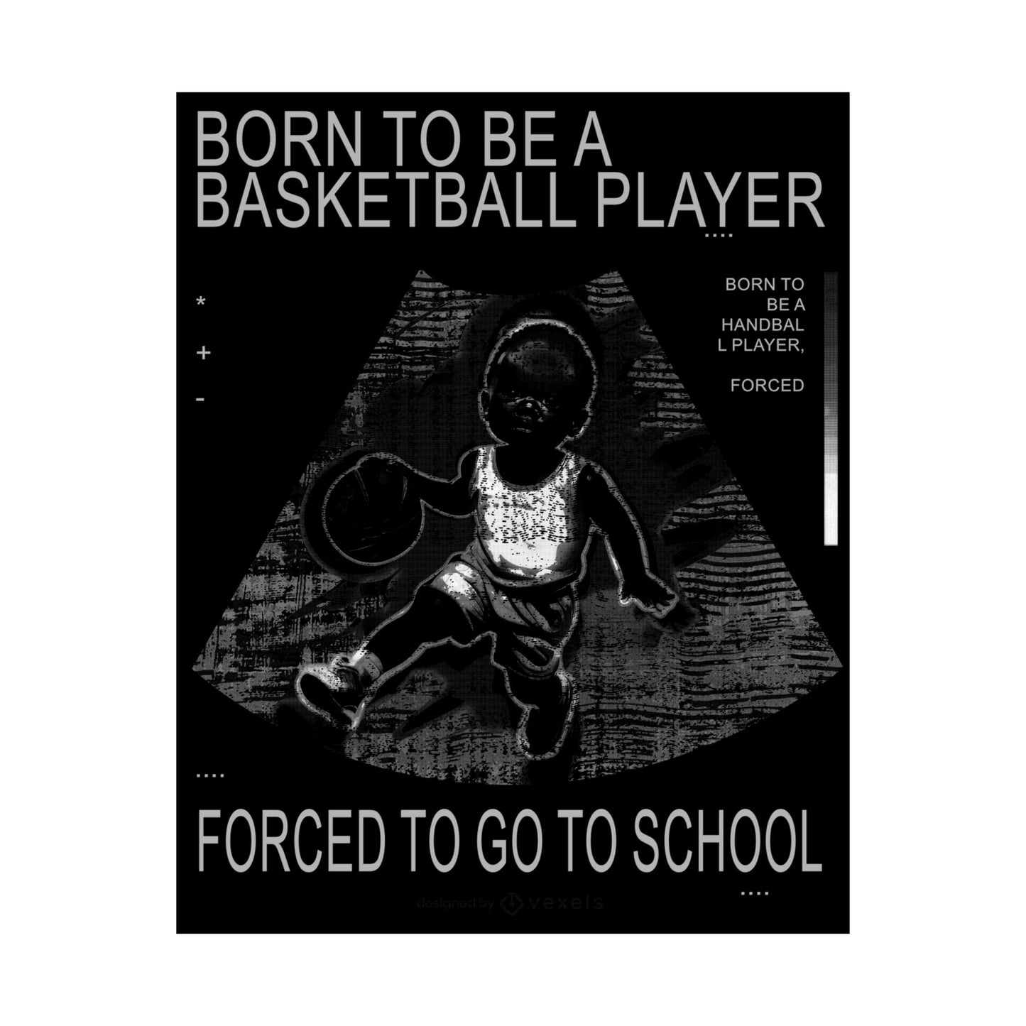 Basketball Poster Print, Motivational Wall Art, Unique Gift for Players, School Decor, Sports Enthusiast, Inspirational Quote