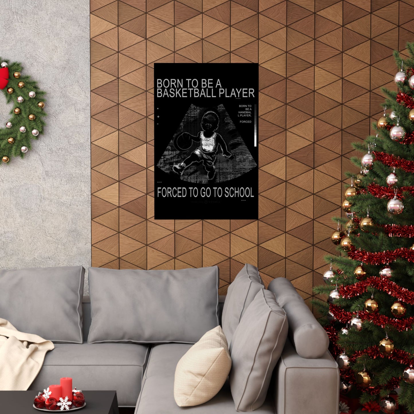 Basketball Poster Print, Motivational Wall Art, Unique Gift for Players, School Decor, Sports Enthusiast, Inspirational Quote
