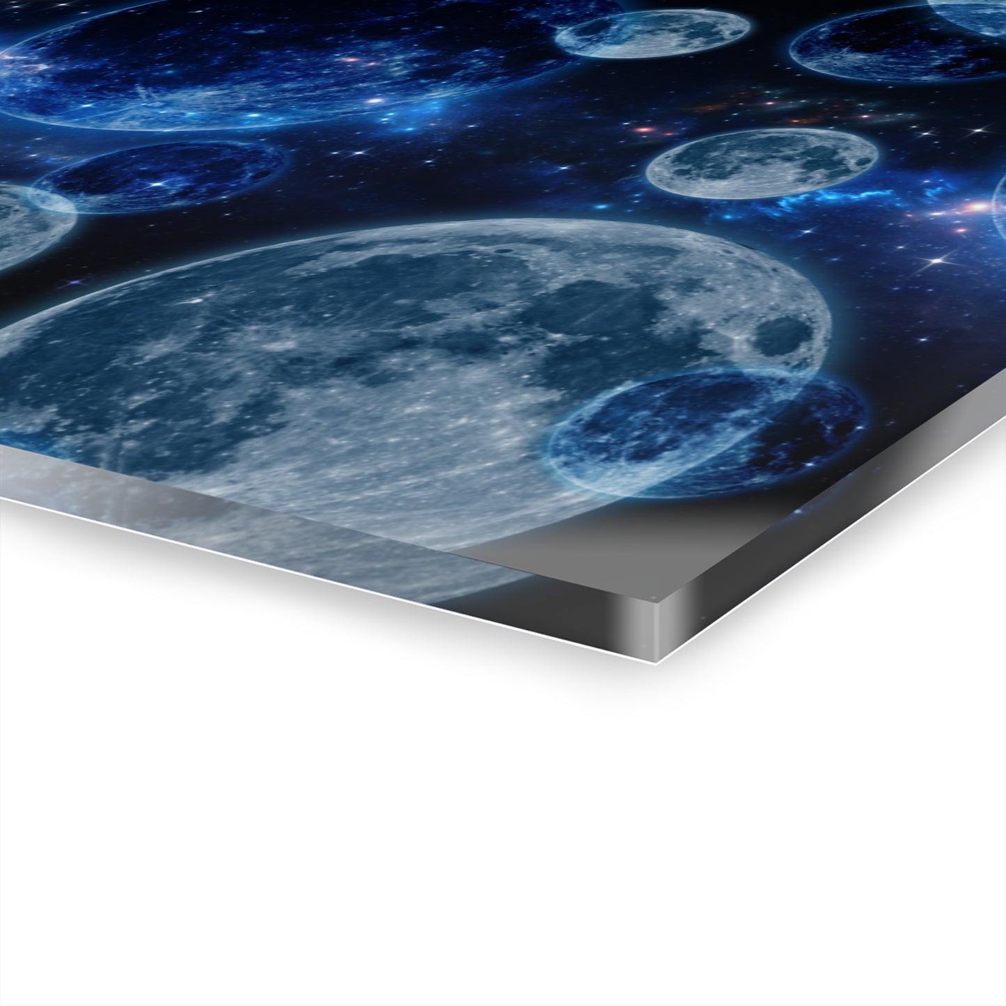 Moonlit Acrylic Wall Art Print - Celestial Decor, Luna Artwork, Space Lovers Gift, Modern Home Aesthetic, Gifting for Occasions
