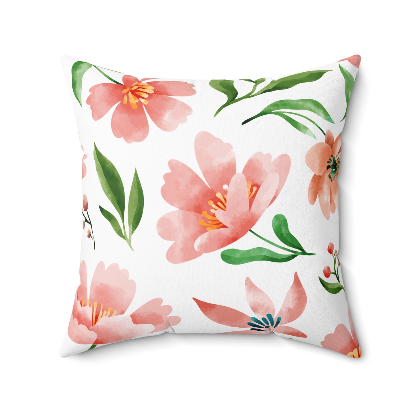 Floral Square Pillow