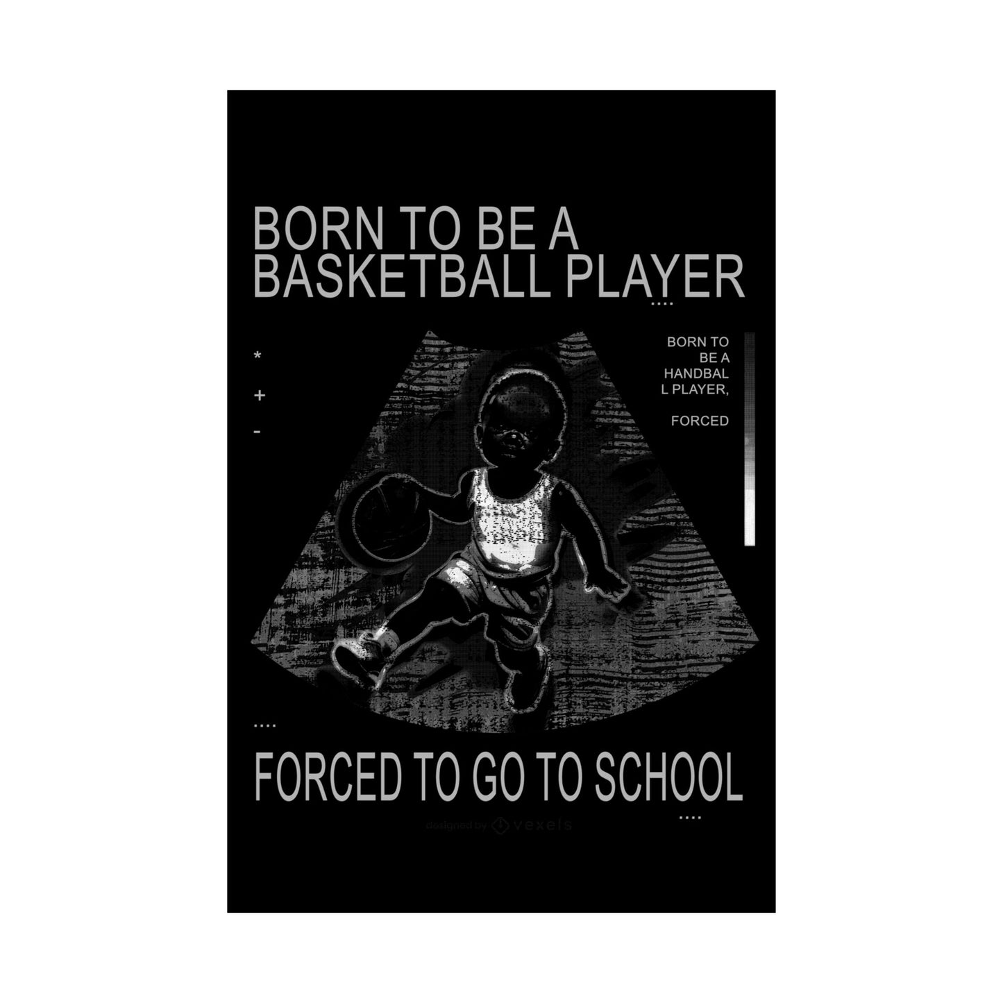 Basketball Poster Print, Motivational Wall Art, Unique Gift for Players, School Decor, Sports Enthusiast, Inspirational Quote
