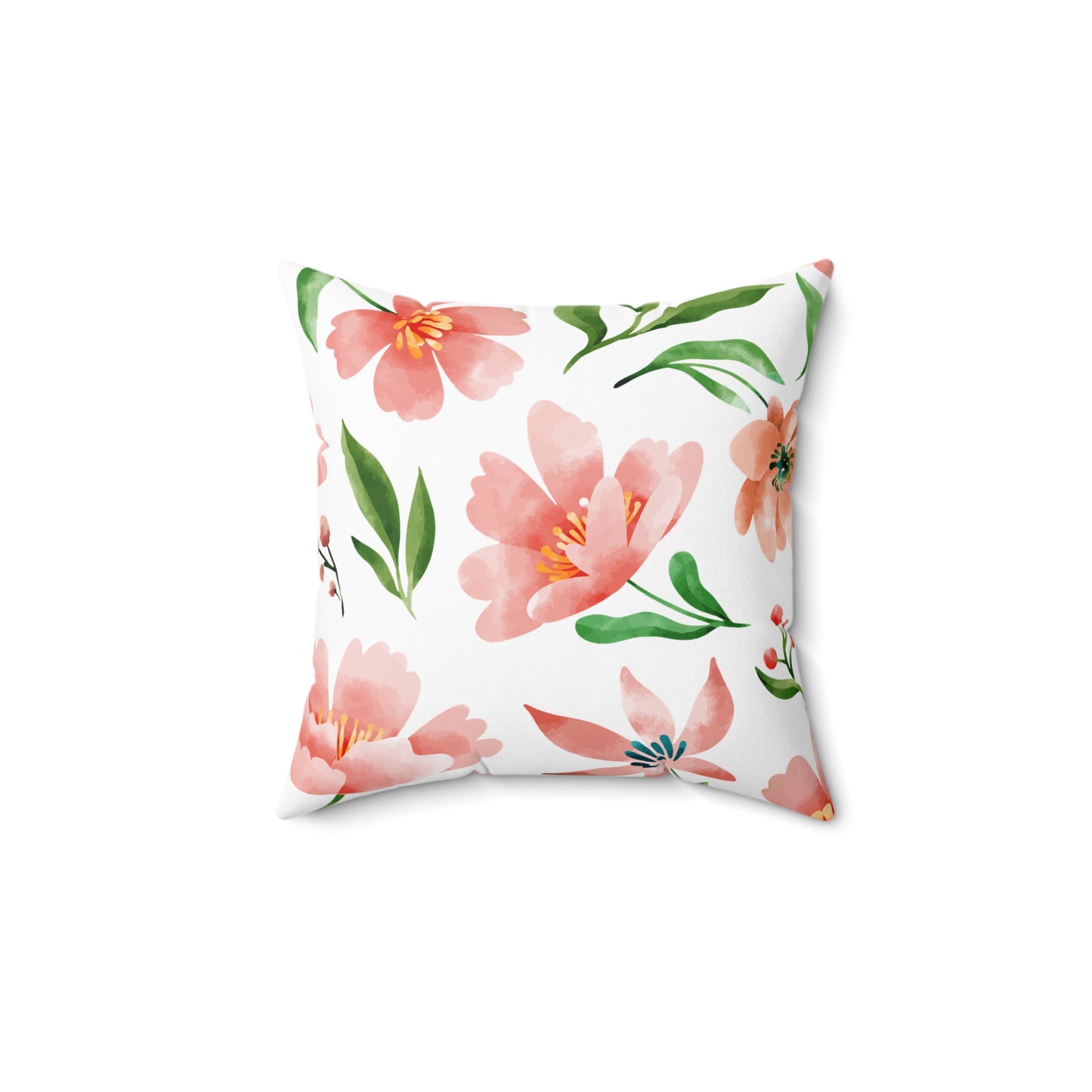 Floral Square Pillow