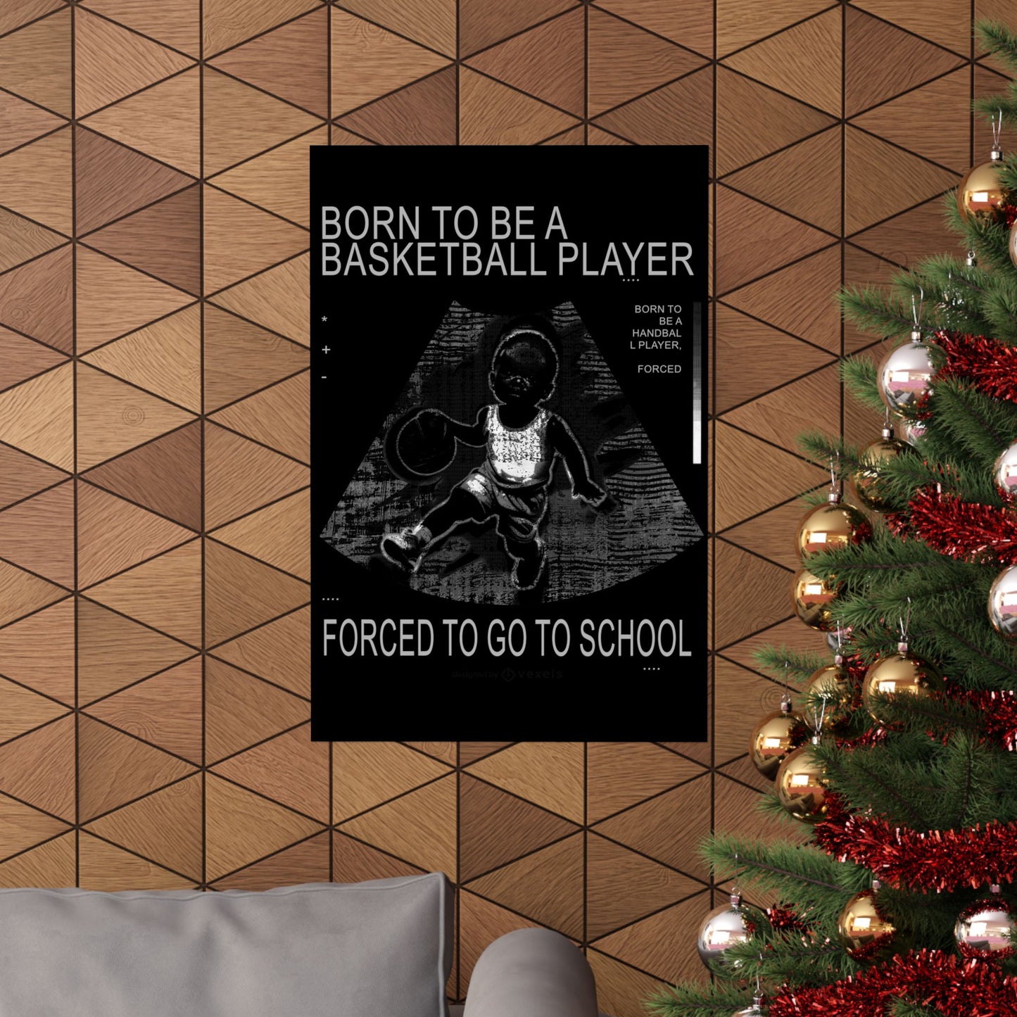 Basketball Poster Print, Motivational Wall Art, Unique Gift for Players, School Decor, Sports Enthusiast, Inspirational Quote