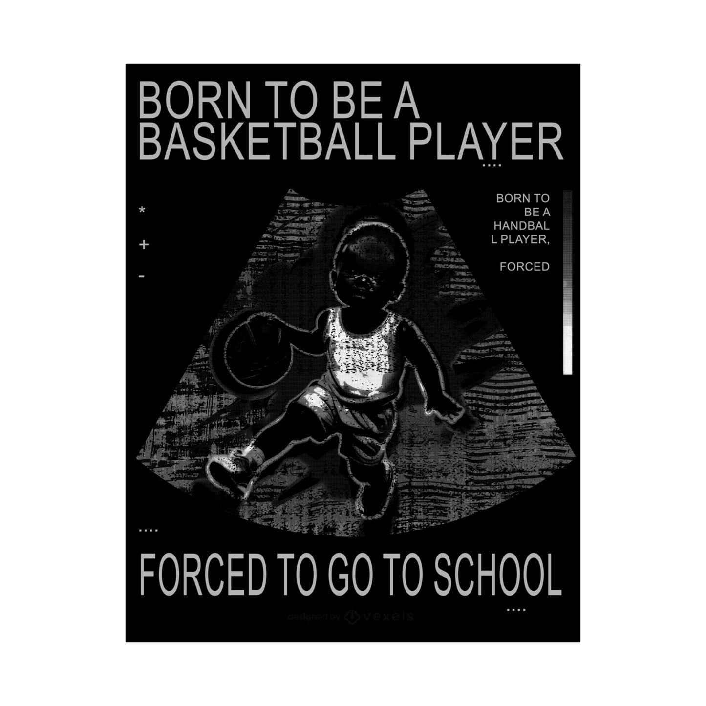 Basketball Poster Print, Motivational Wall Art, Unique Gift for Players, School Decor, Sports Enthusiast, Inspirational Quote
