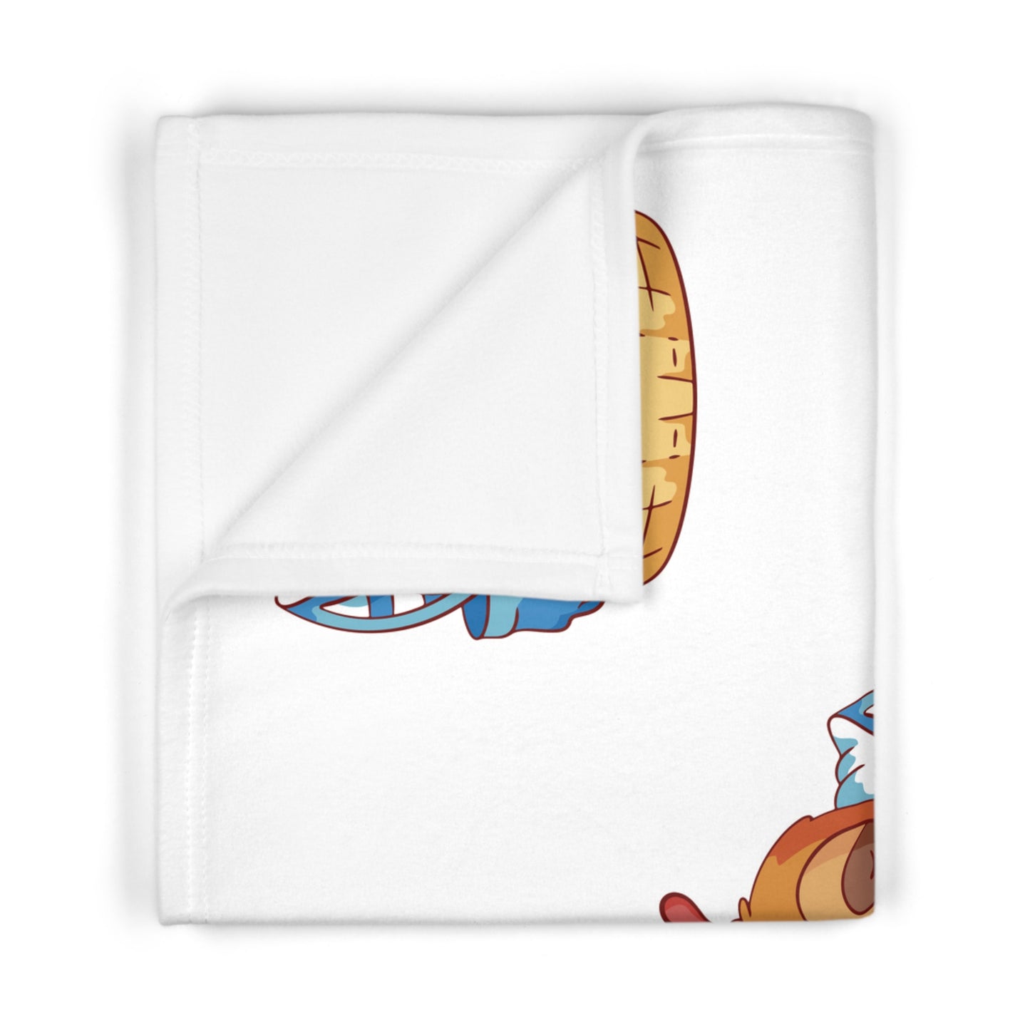 Cozy Illustrated Baby Blanket for Soft Snuggles, Nursery Decor, Baby Shower Gift, Infants and Toddlers, Cartoon Animals