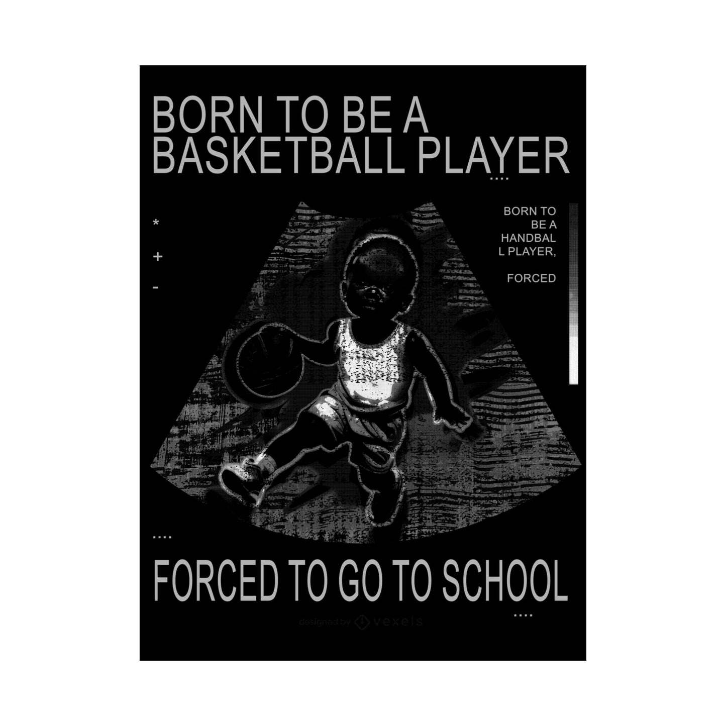Basketball Poster Print, Motivational Wall Art, Unique Gift for Players, School Decor, Sports Enthusiast, Inspirational Quote