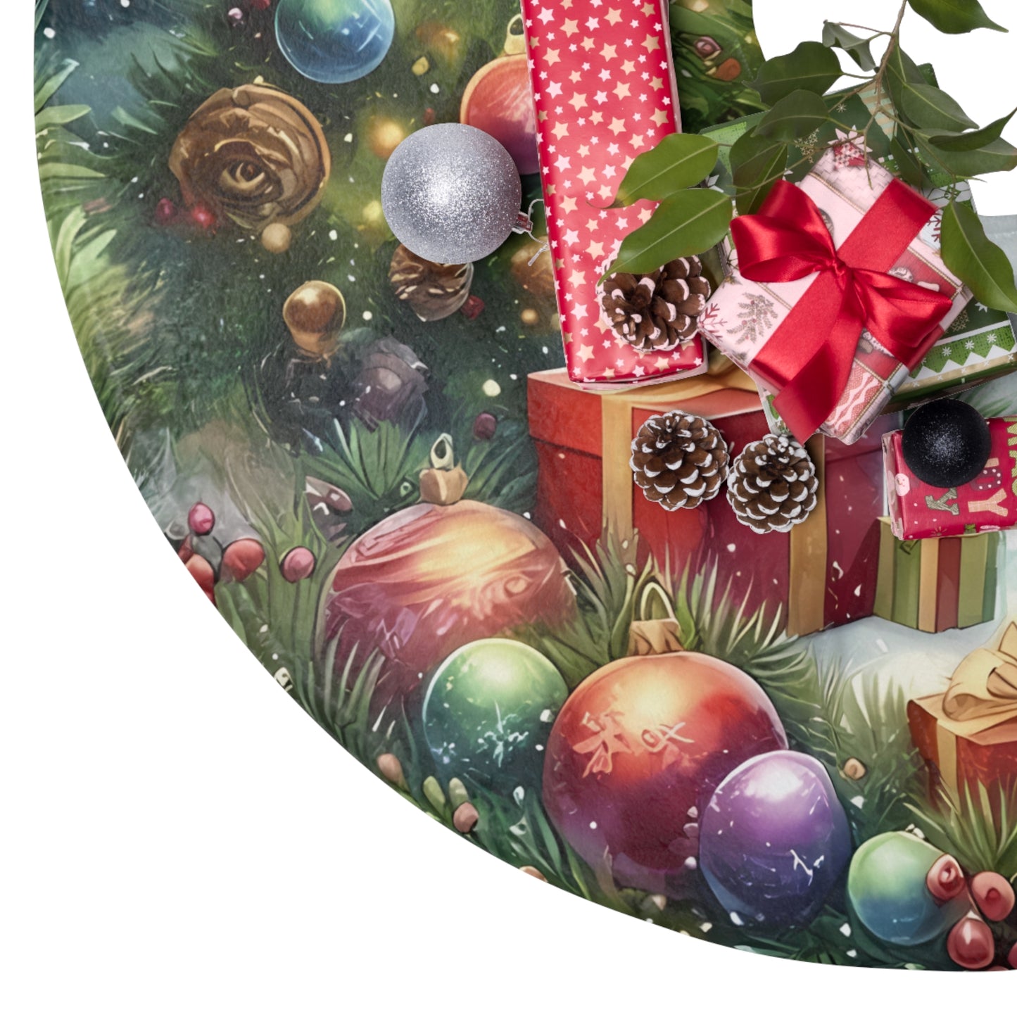 Festive Christmas Tree Skirt: Add Cozy Charm to Your Holiday Decor