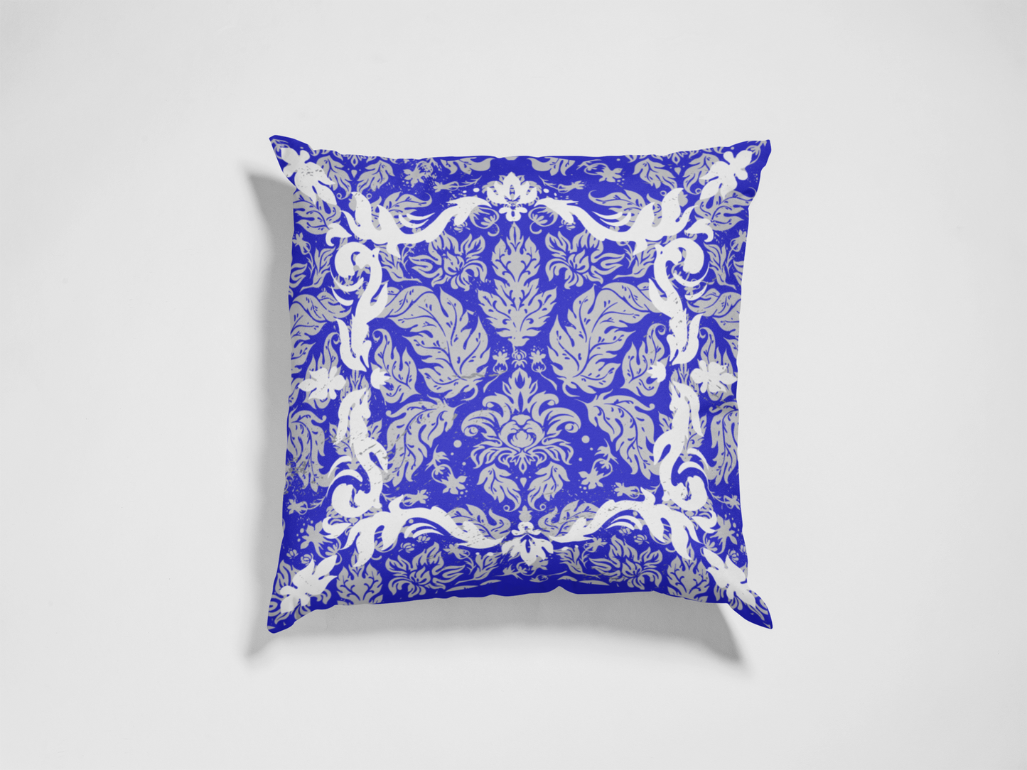 Elegant Damask Throw Pillow, Sophisticated Decor Cushion for Living Room, Bedroom, Wedding Gift, Home Comfort, Decorative Accent