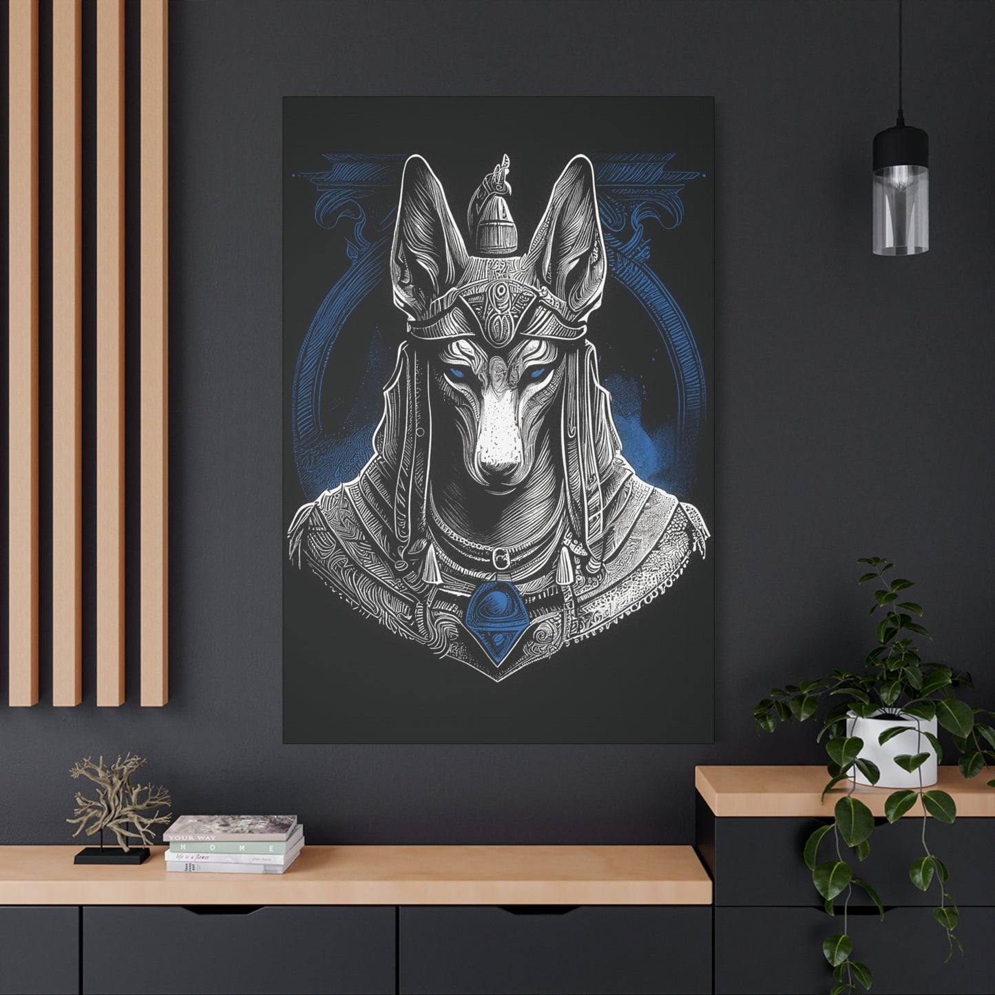 Canvas Print - Anubis Egyptian God Design