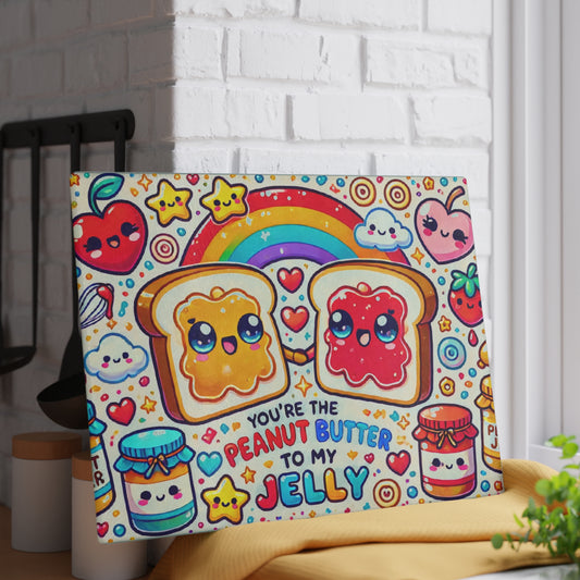 Kawaii Glass Cutting Board, Colorful Kitchen Decor, Fun Gift for Food Lovers, Unique Wedding or Housewarming Present, Cute Cooking [...]