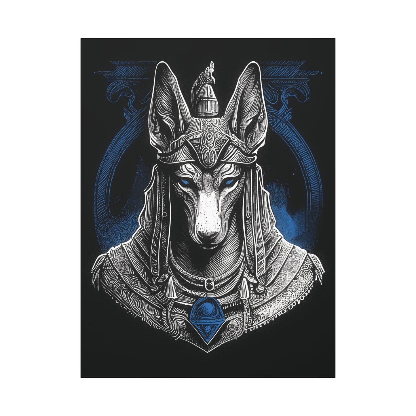 Canvas Print - Anubis Egyptian God Design