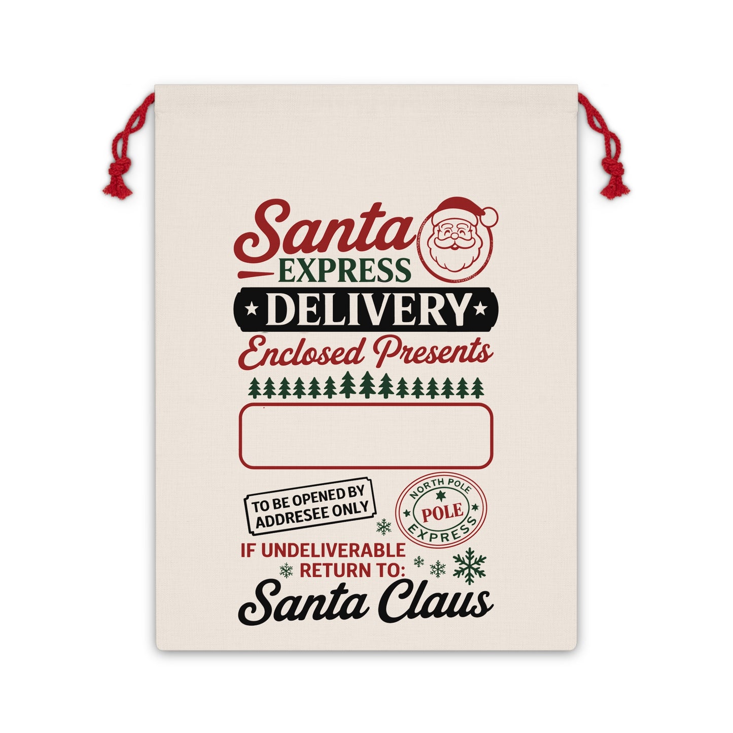 Santa Express Delivery Gift Bag