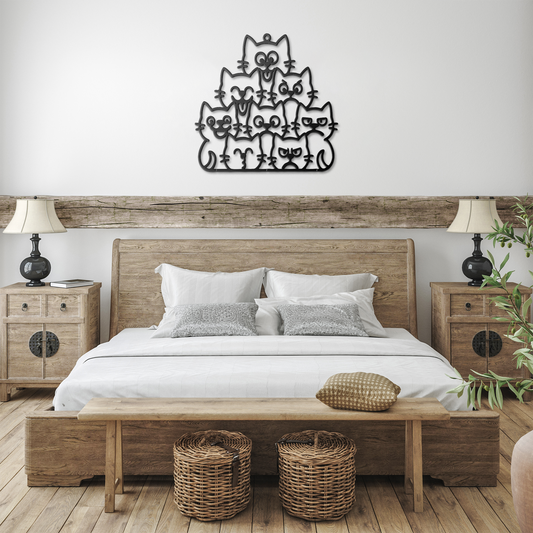 cat_faces_wall_decor_sign_Black_Farmhouse_Bedroom_Mockup.png