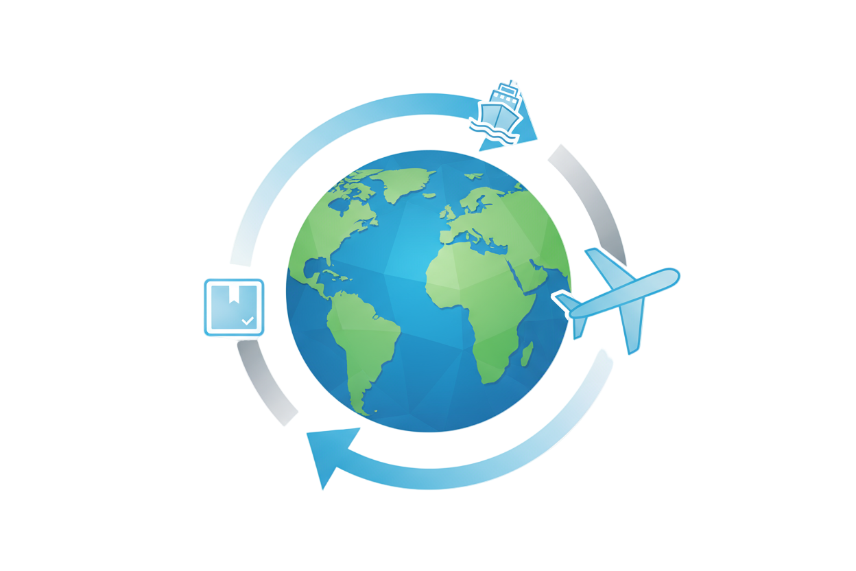 world wide shipping icon